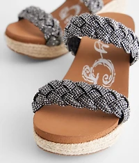 Davina Bedazzled Wedge Sandal