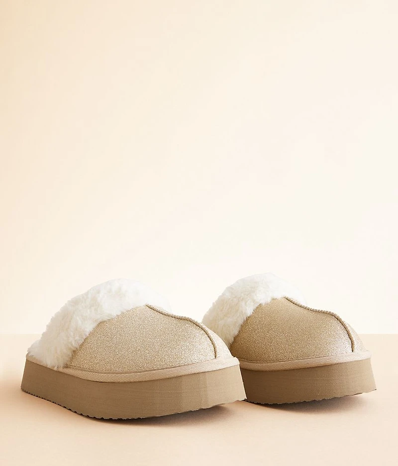 Glitter Platform Slipper