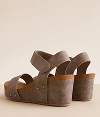 Devon Embossed Wedge Sandal