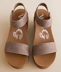 Devon Embossed Wedge Sandal