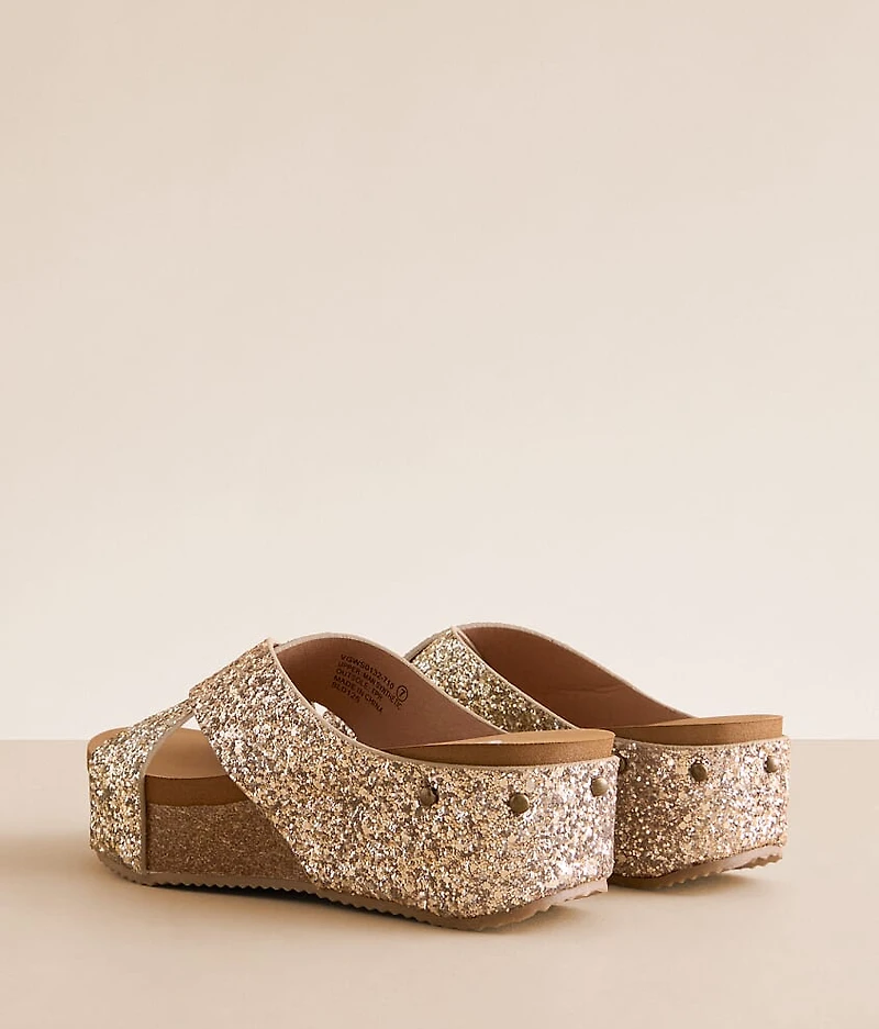 Faith Glitz Platform Sandal