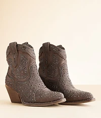 Flaunt Glitz Western Ankle Boot