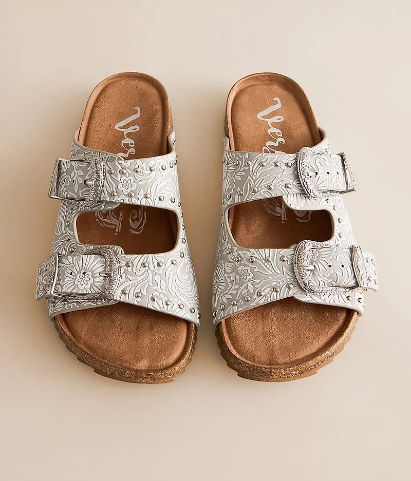 Heidi Western Tooled Sandal