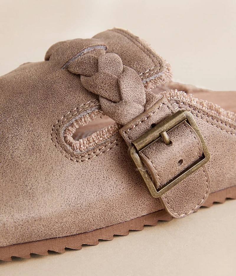 Iris Braided Strap Mule Shoe