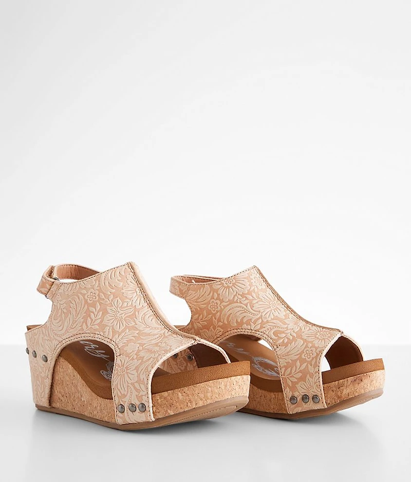 Isabella Tooled Wedge Sandal