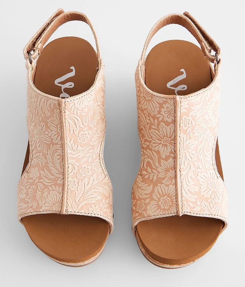 Isabella Tooled Wedge Sandal