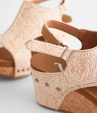 Isabella Tooled Wedge Sandal