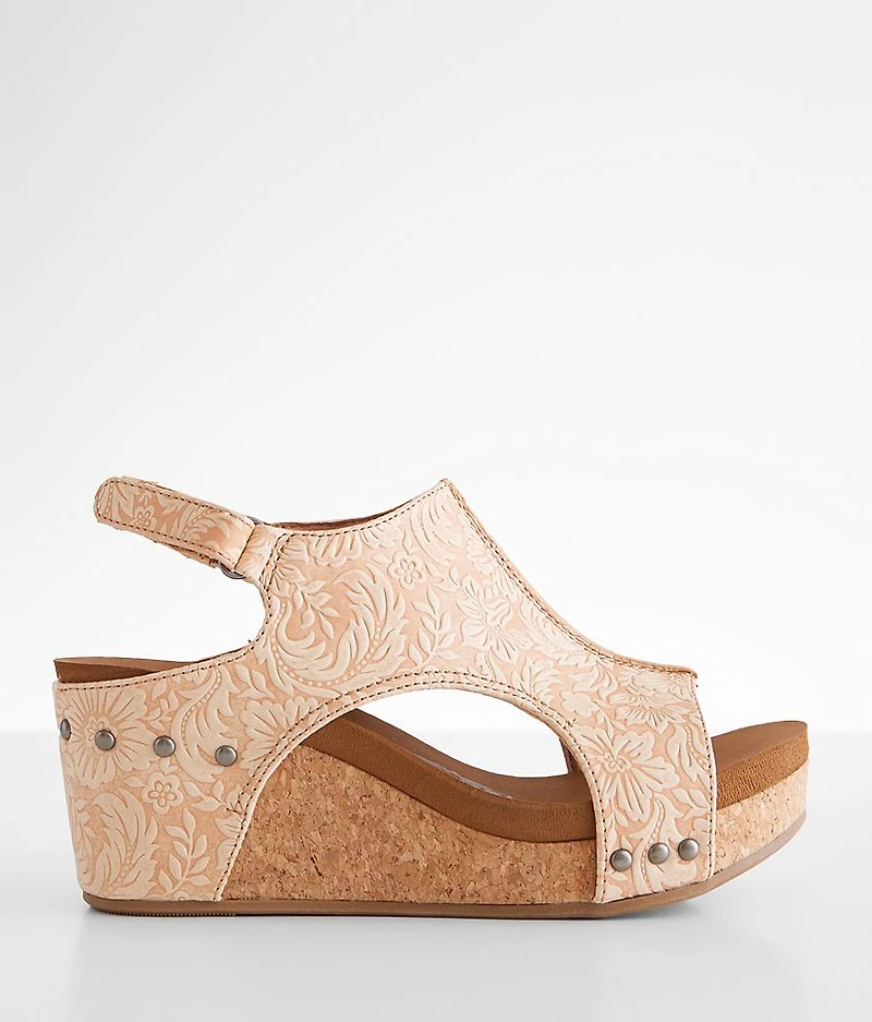 Isabella Tooled Wedge Sandal