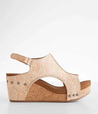 Isabella Tooled Wedge Sandal