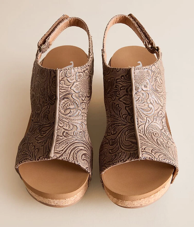 Isabella Tooled Wedge Sandal