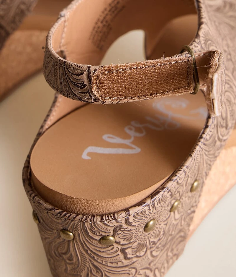 Isabella Tooled Wedge Sandal