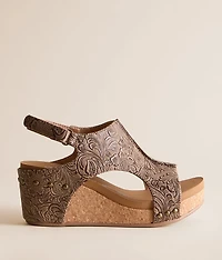 Isabella Tooled Wedge Sandal