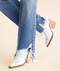 Jeweled Rhinestone Western Ankle Boot