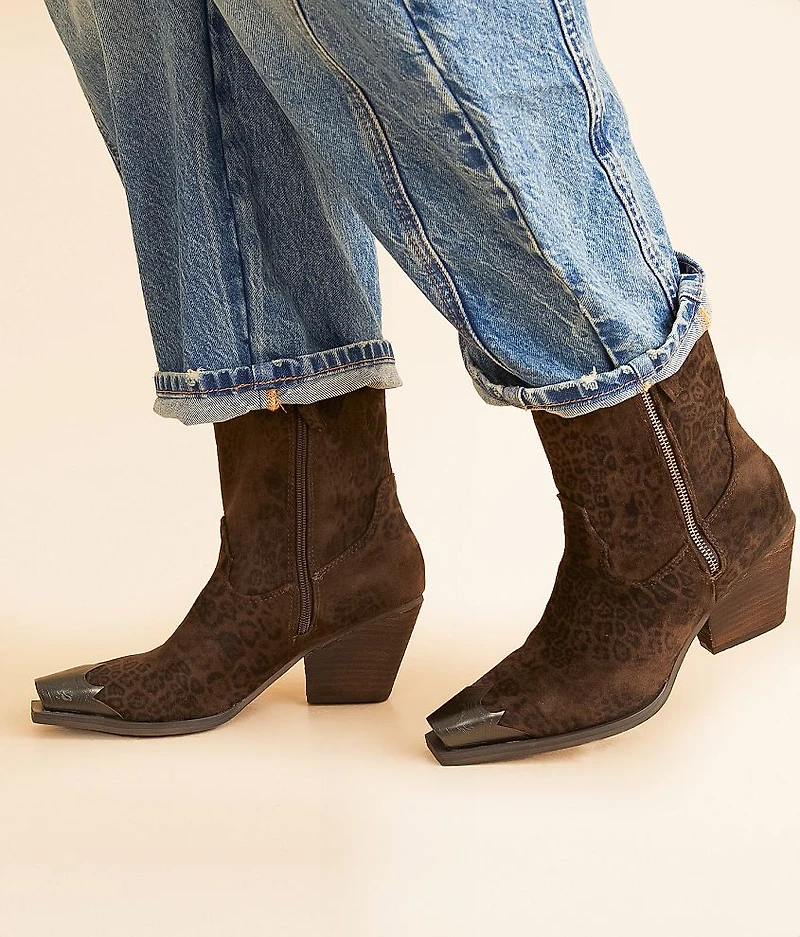 Jimi Leopard Western Ankle Boot