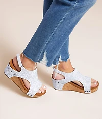 Isabella Western Wedge Sandal