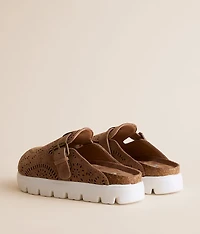 Lulu Laser Cut Platform Clog