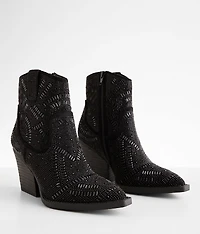 Maze Rhinestone Western Ankle Boot