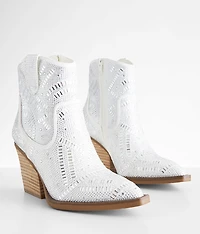Maze Rhinestone Western Ankle Boot