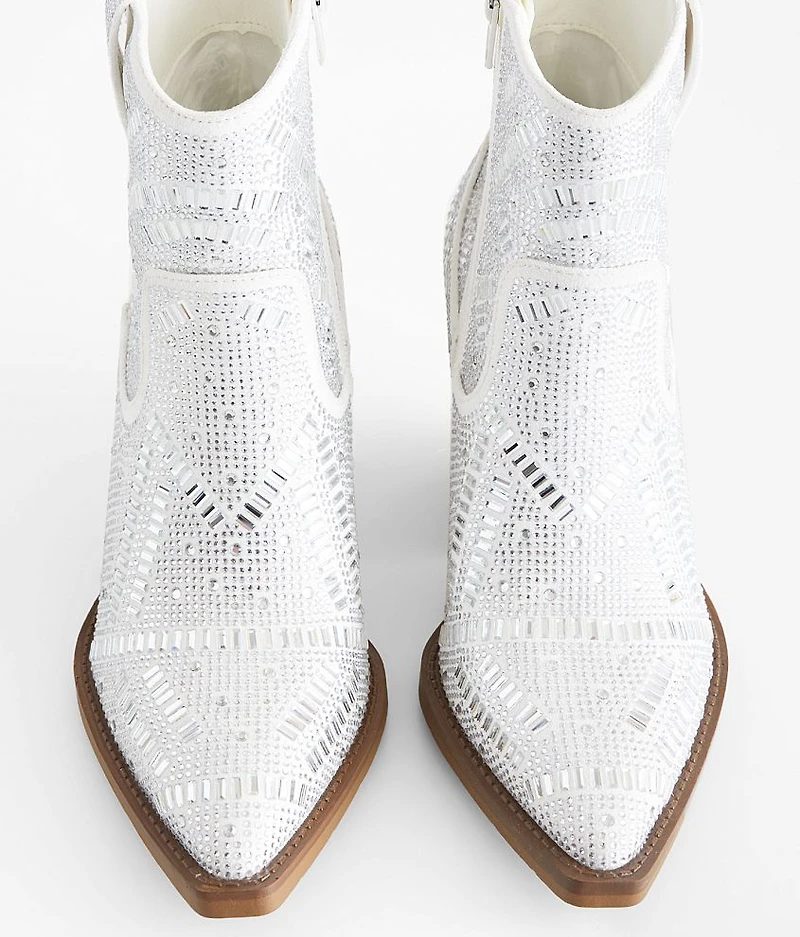 Maze Rhinestone Western Ankle Boot