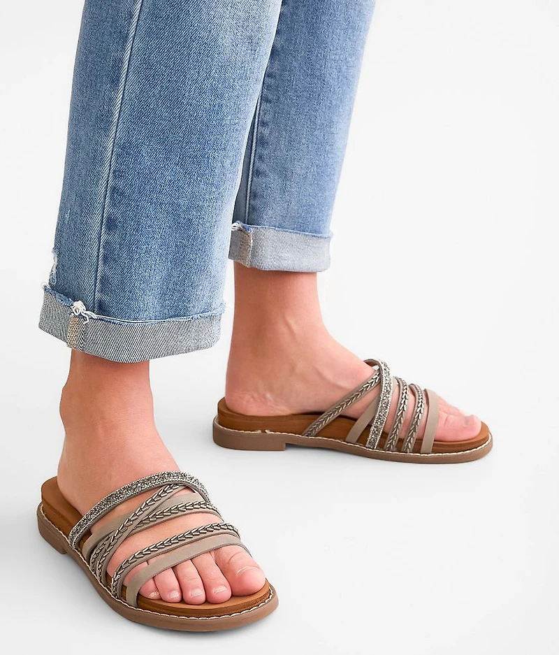 Natalie Glitz Strappy Sandal