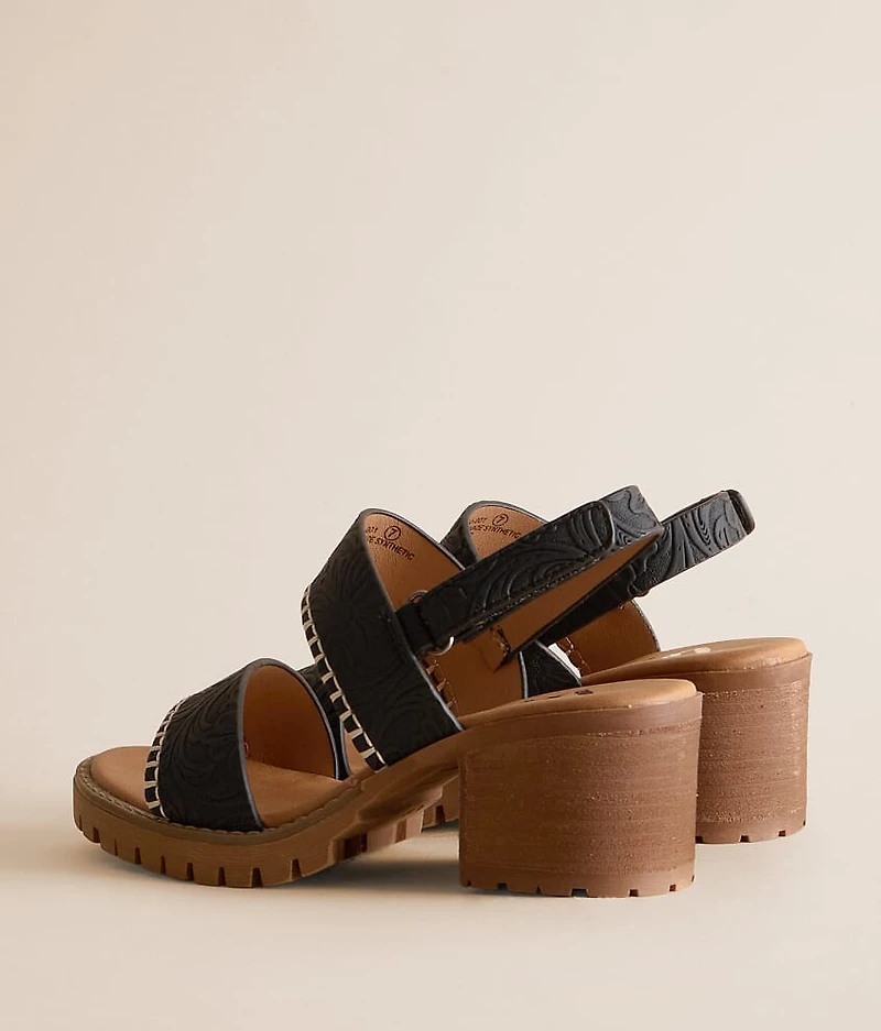Penny Whipstitch Heeled Sandal