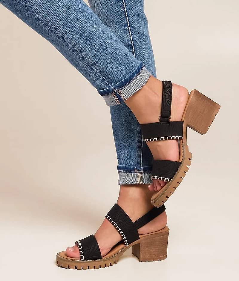 Penny Whipstitch Heeled Sandal