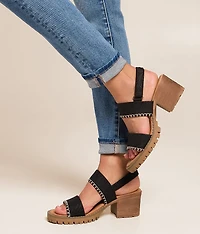 Penny Whipstitch Heeled Sandal