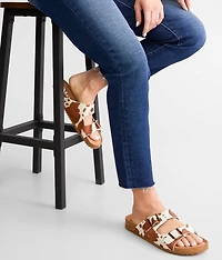 Pisces Cow Print Sandal