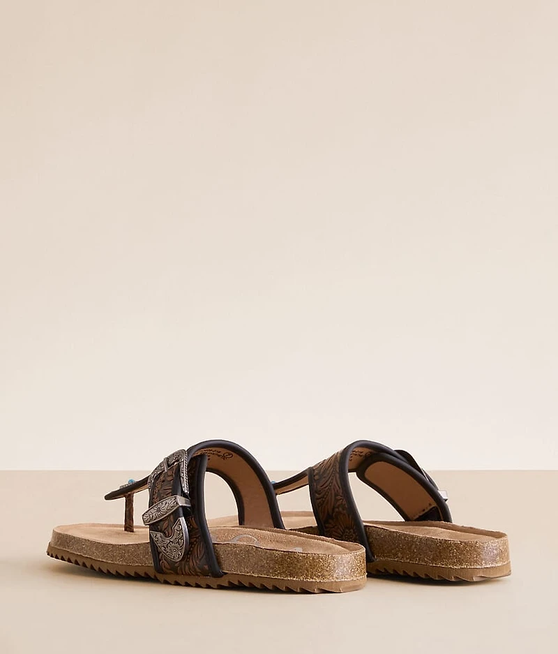 Tara Western Tooled Sandal