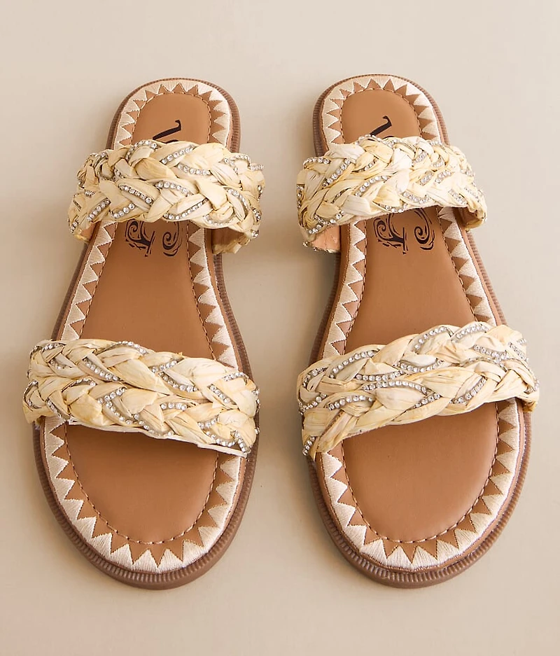 Twirl Raffia Glitz Sandal