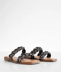 Twisty Double Strap Sandal