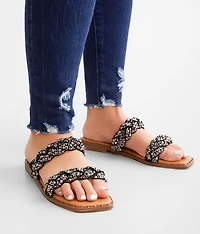 Twisty Double Strap Sandal