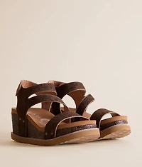 Verde Trail Leopard Wedge Sandal