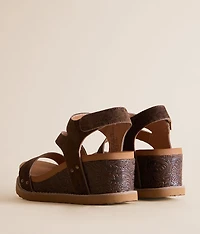 Verde Trail Leopard Wedge Sandal