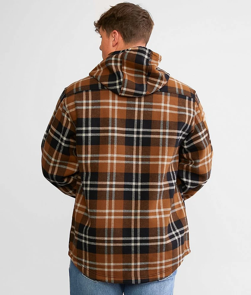 Bucksaw Flannel Hooded Shacket