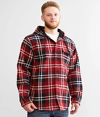 Bucksaw Flannel Hooded Shacket