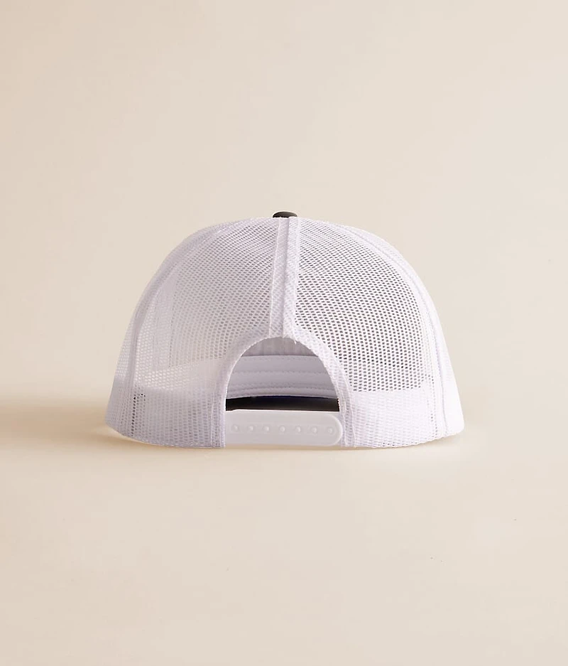 Straight Gunmetal Trucker Hat