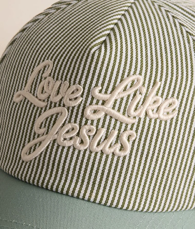Love Like Jesus Striped Hat
