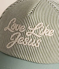Love Like Jesus Striped Hat
