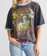 Boxy Ringer Washed T-Shirt