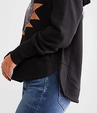 Retro Vintage Hooded Sweatshirt
