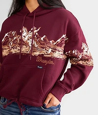 Mountain & Cowboy Hooded Sweatshirt
