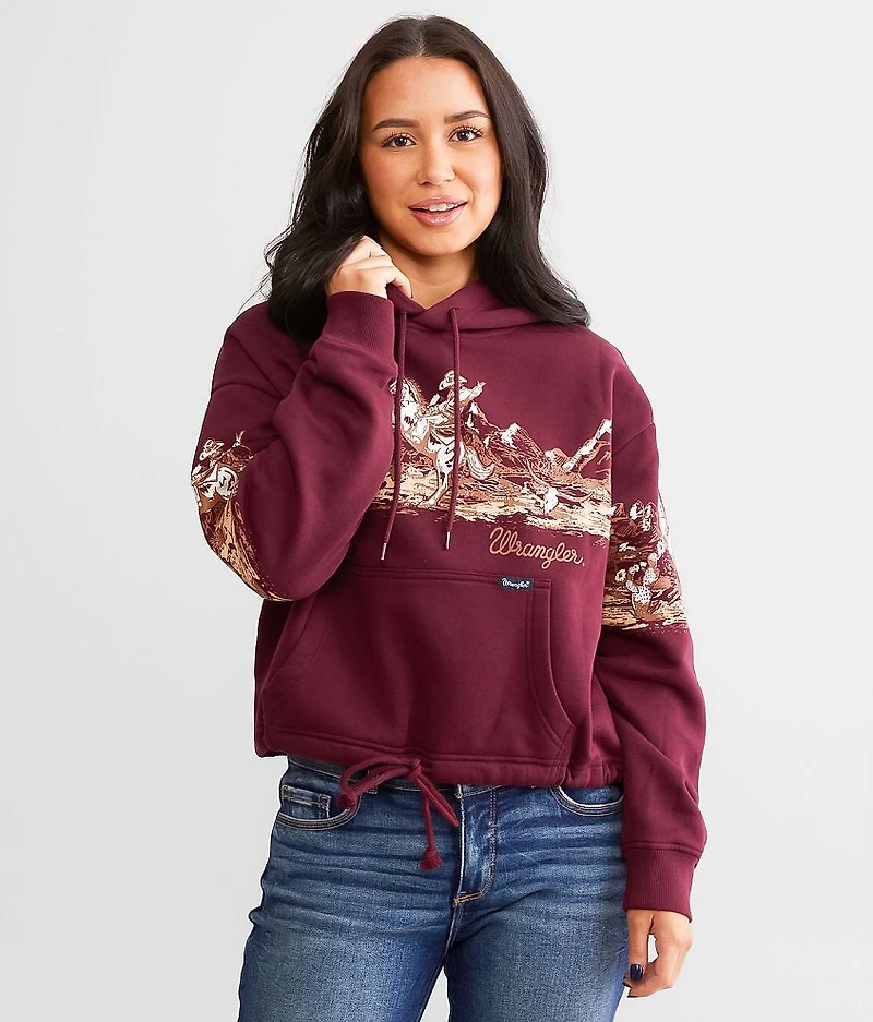 Mountain & Cowboy Hooded Sweatshirt