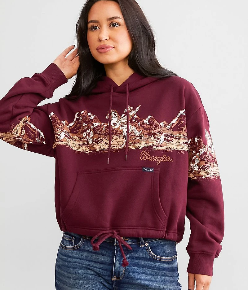 Mountain & Cowboy Hooded Sweatshirt