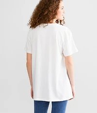 Wavy Logo Oversized T-Shirt