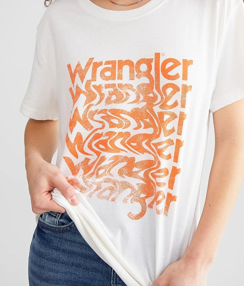 Wavy Logo Oversized T-Shirt