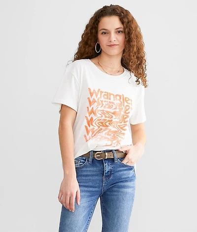 Wavy Logo Oversized T-Shirt