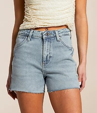 Retro High Rise Cowboy Stretch Short