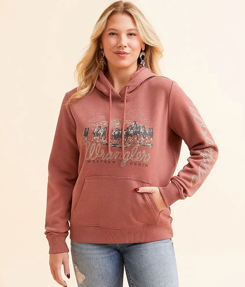 Western Hooded Sweatshirt