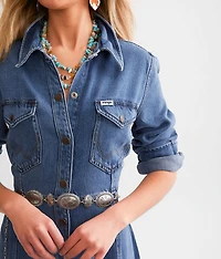 Denim Shirt Dress